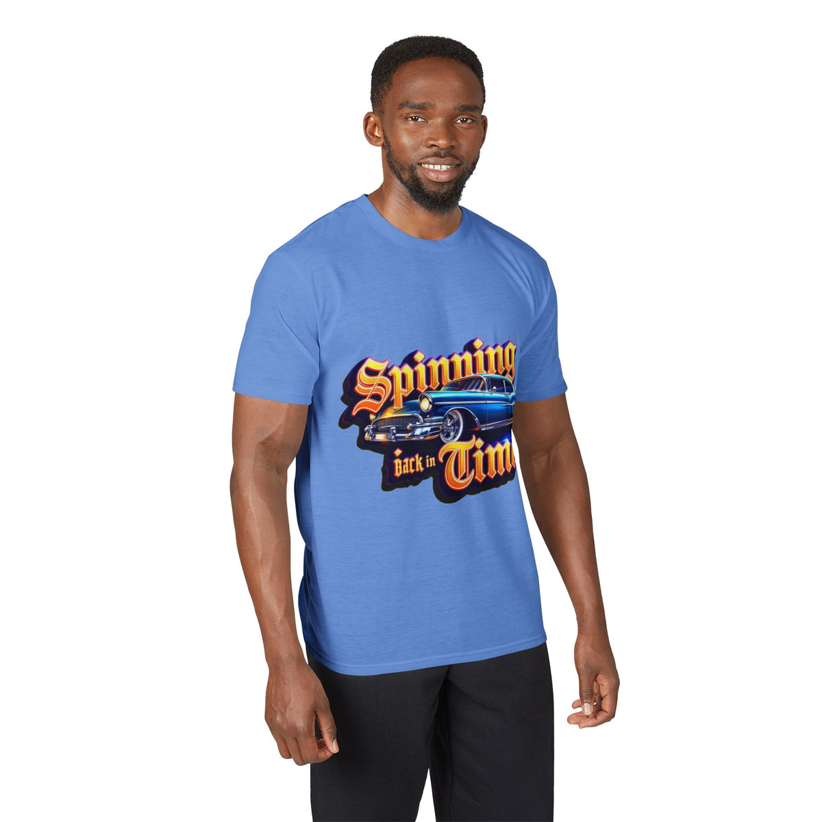 Spinning Back in Time Performance T-Shirt