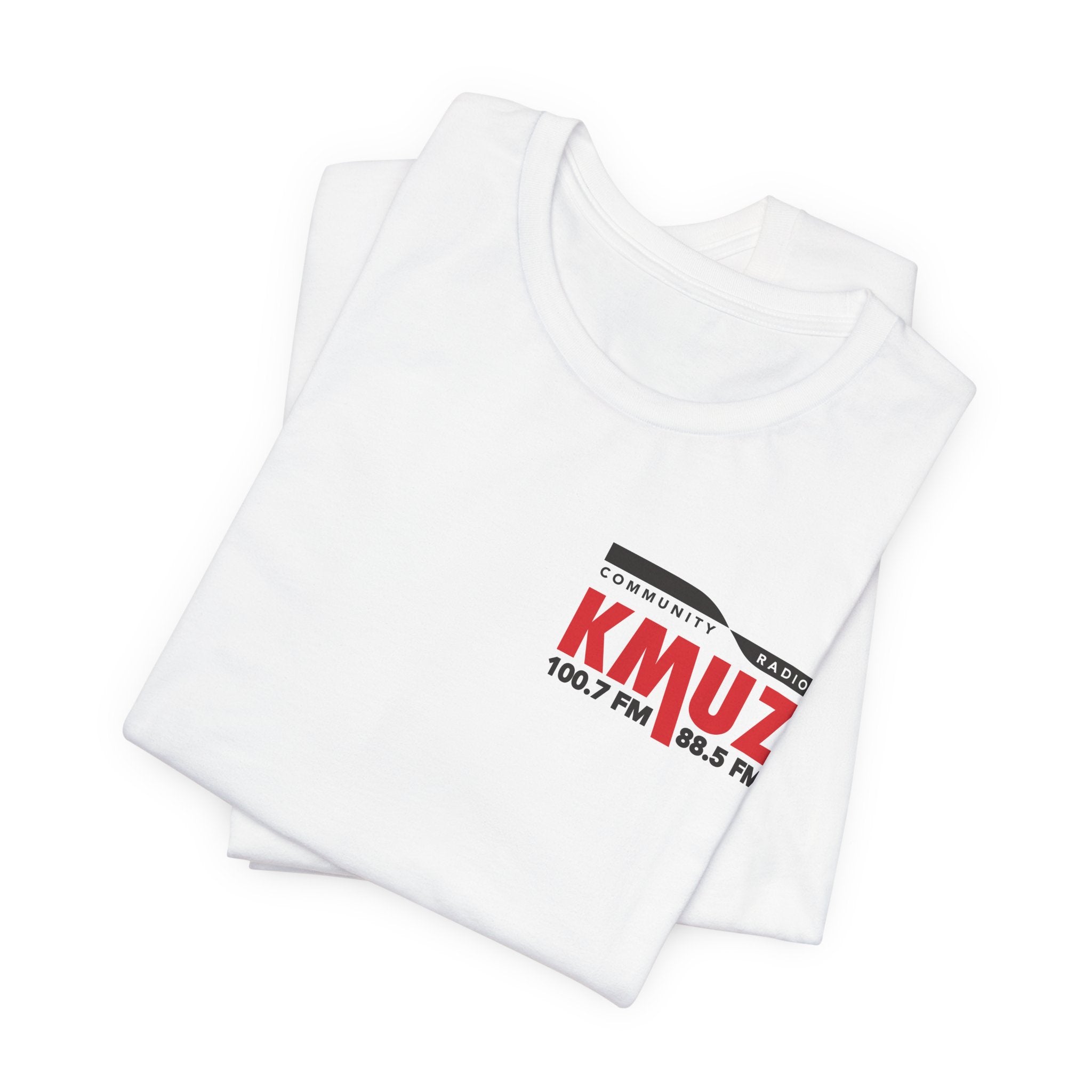 KMUZ Community Radio Tee — 100.7 / 88.5 FM Logo T-Shirt