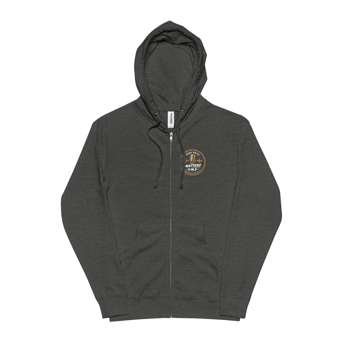 Positivity with Priscilla Fleece Zip-Up Hoodie