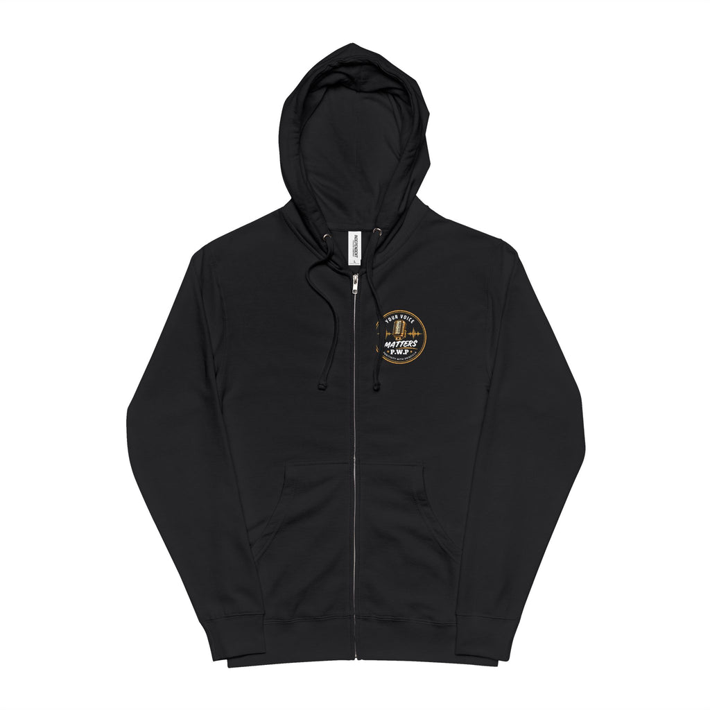 Positivity with Priscilla Fleece Zip-Up Hoodie