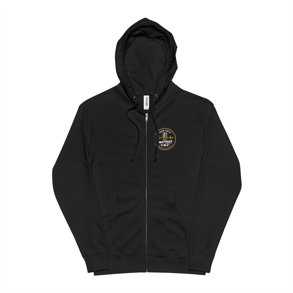 Positivity with Priscilla Fleece Zip-Up Hoodie