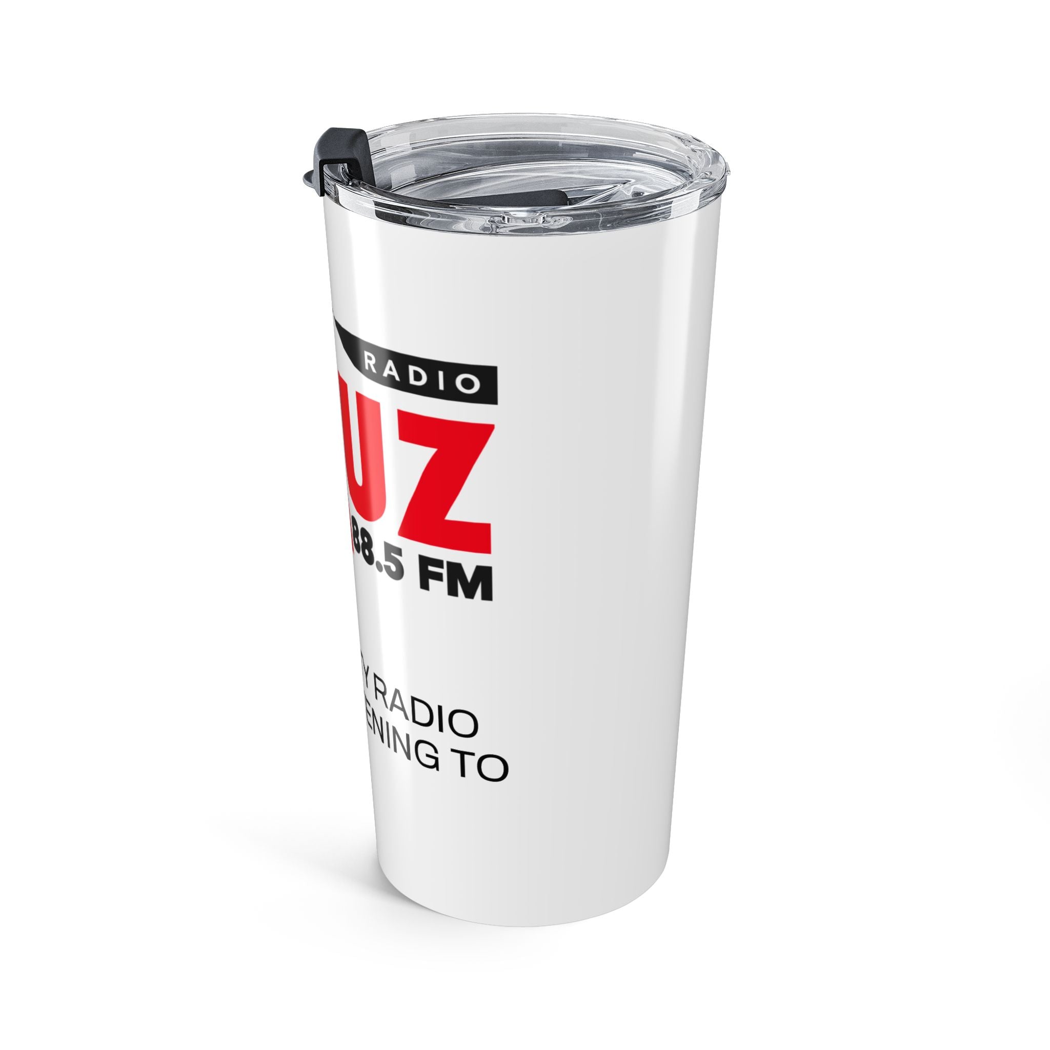 KMUZ 20oz Insulated Tumbler – Community Radio Logo Travel Mug