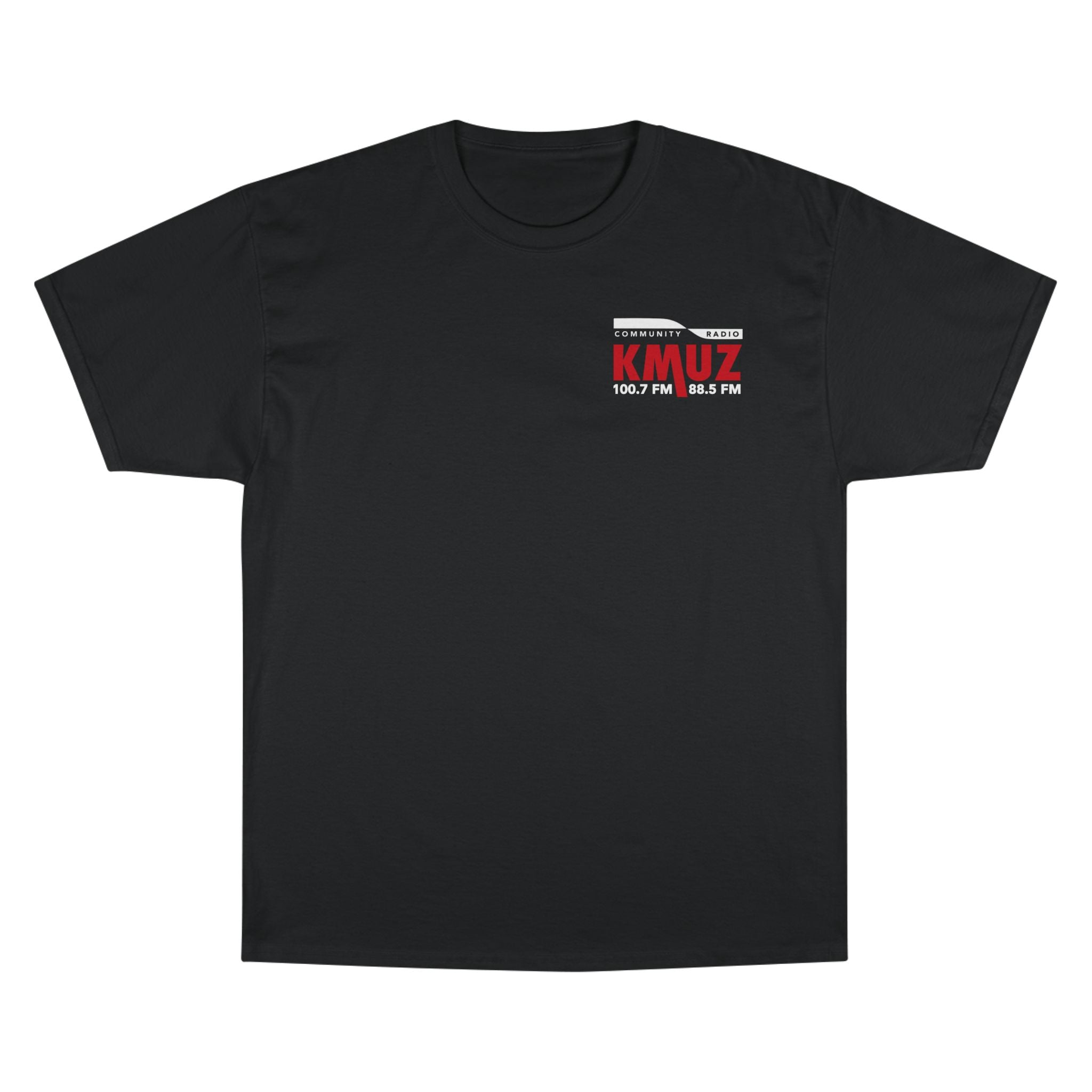 KMUZ Radio T-Shirt — Black Tee