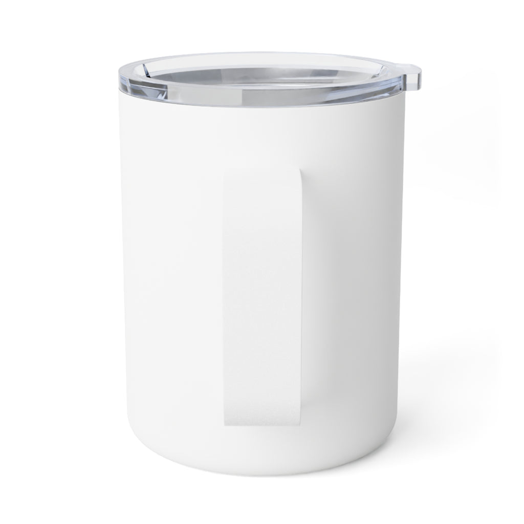 Insulated Coffee Mug - KMUZ 100.7/88.5 FM Community Radio Logo