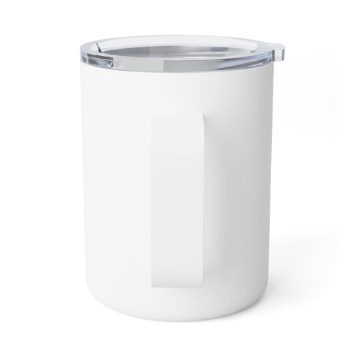 Insulated Coffee Mug - KMUZ 100.7/88.5 FM Community Radio Logo