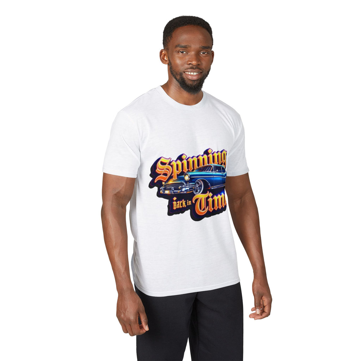 Spinning Back in Time Performance T-Shirt