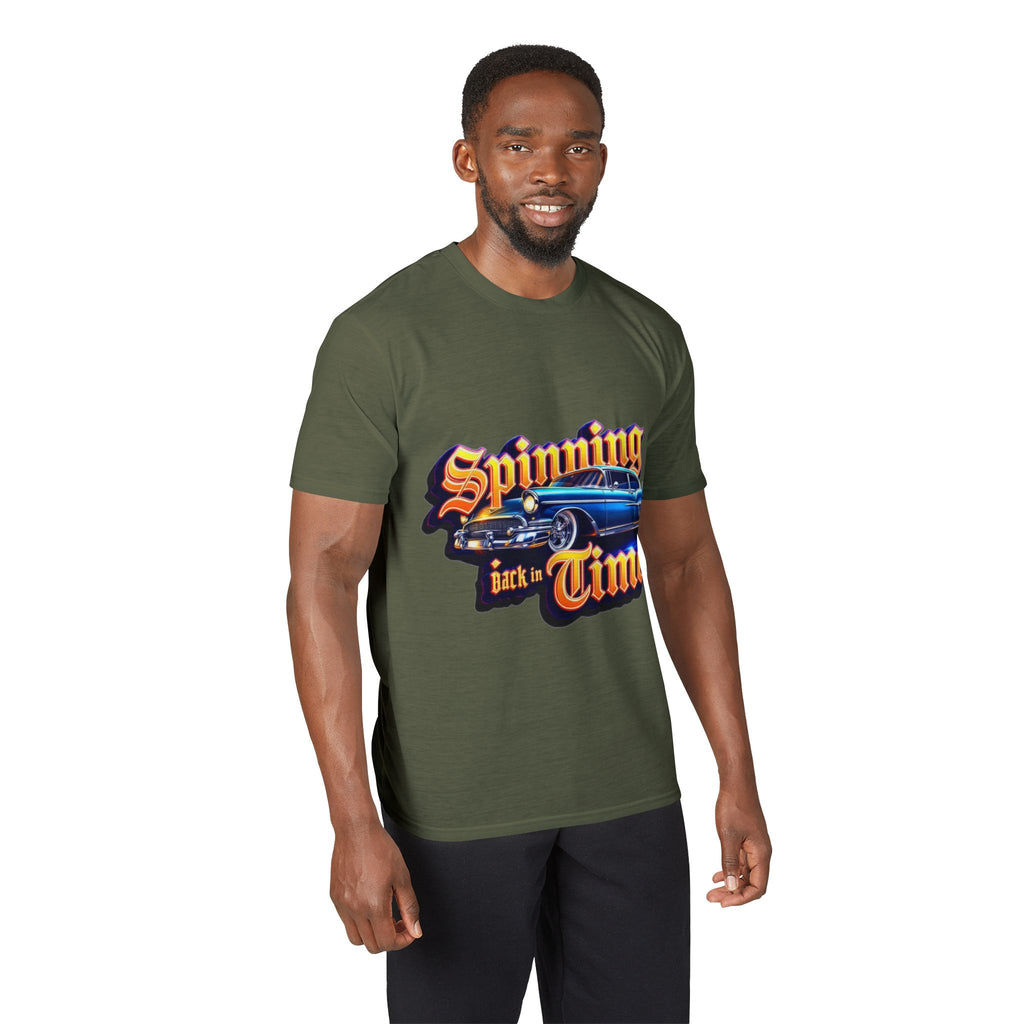 Spinning Back in Time Performance T-Shirt