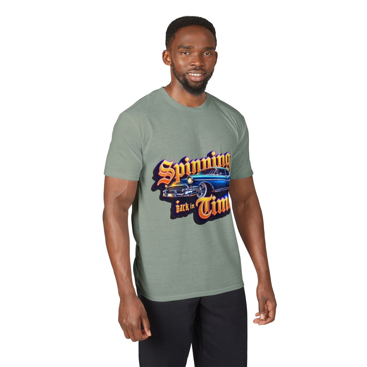Spinning Back in Time Performance T-Shirt