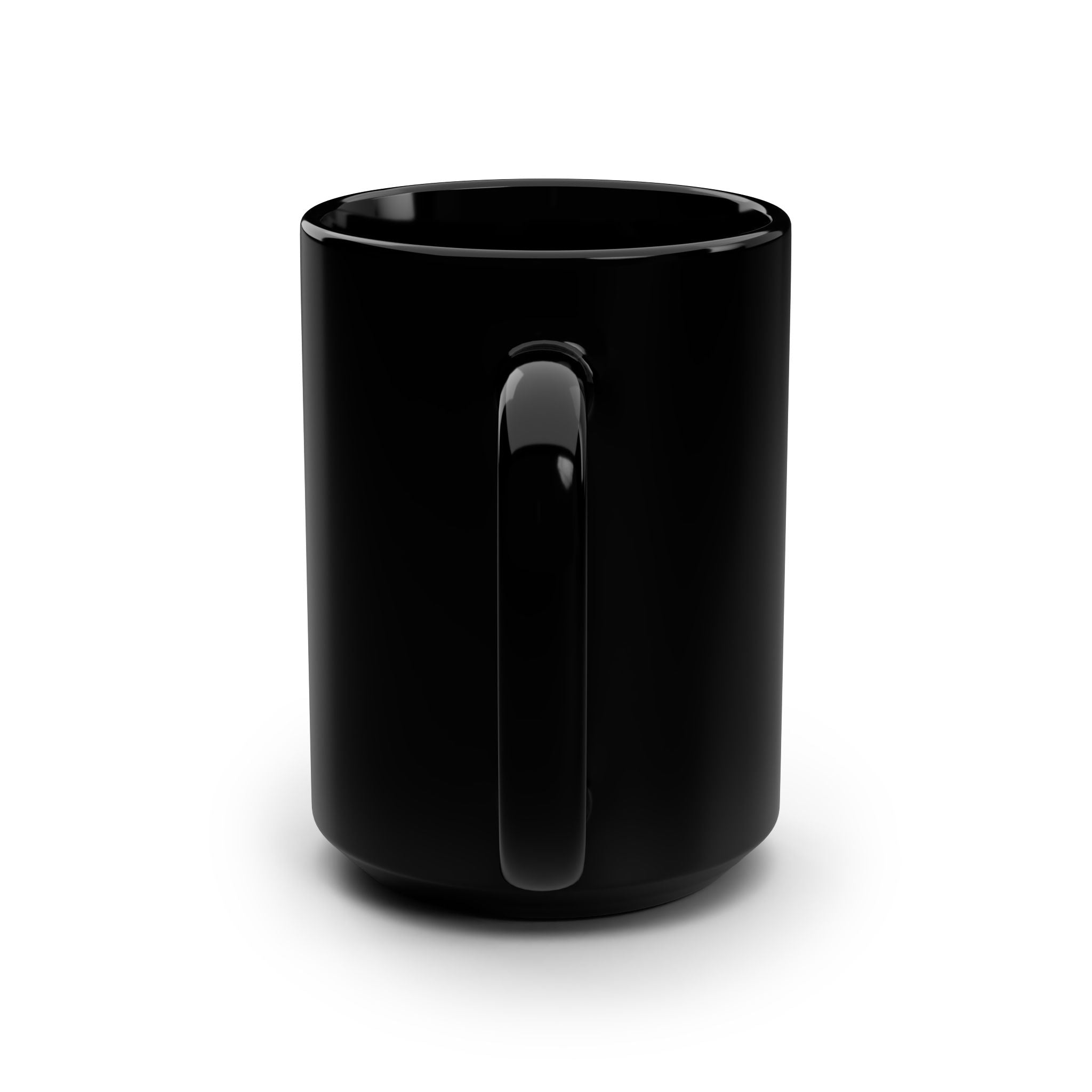 Radio Station Logo Mug — KMUZ 100.7 / 88.5 FM Black 15oz Coffee Mug