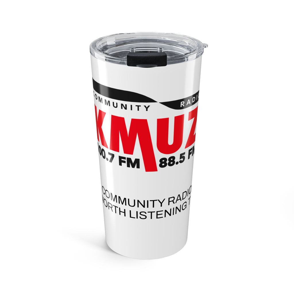 KMUZ 20oz Insulated Tumbler – Community Radio Logo Travel Mug