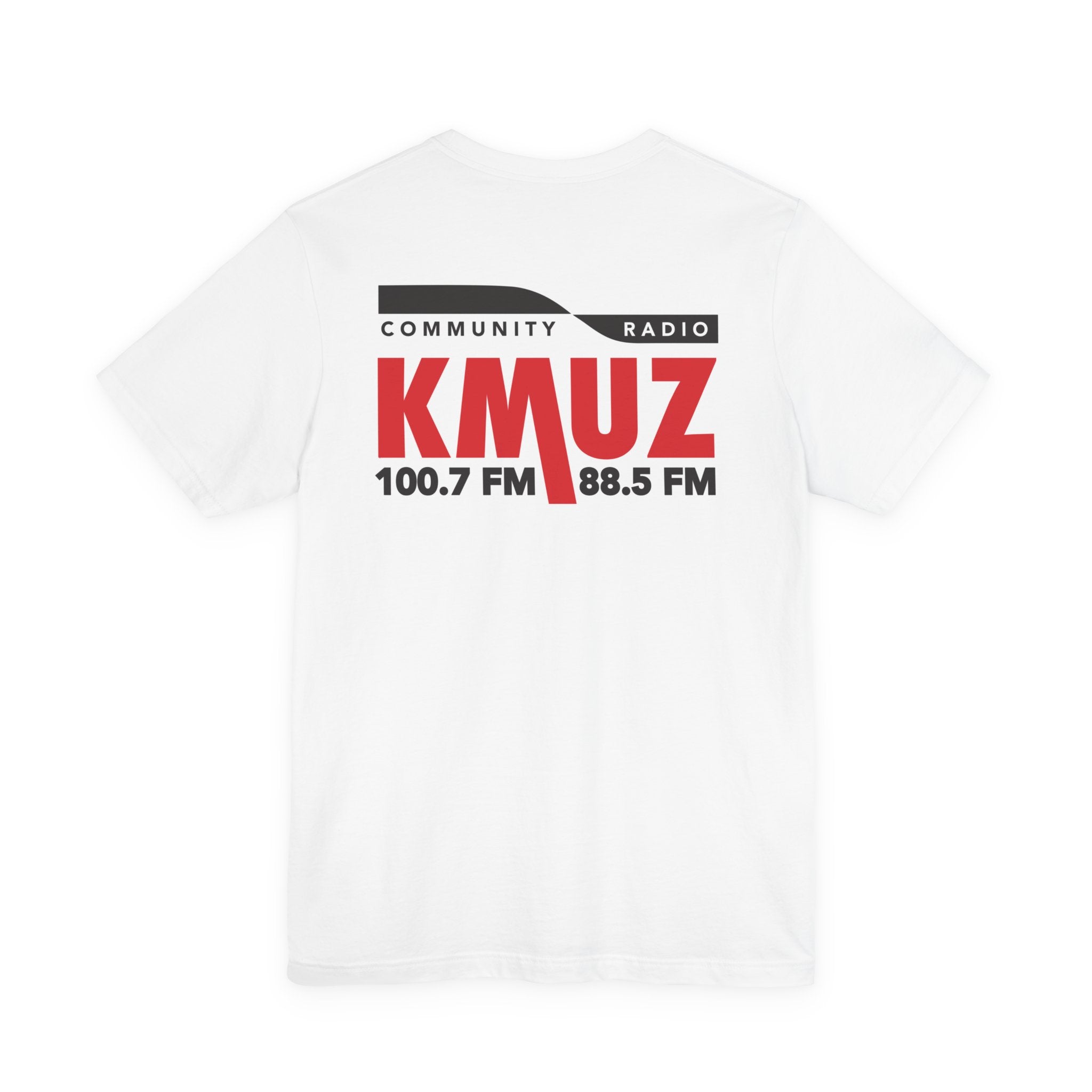 KMUZ Community Radio Tee — 100.7 / 88.5 FM Logo T-Shirt