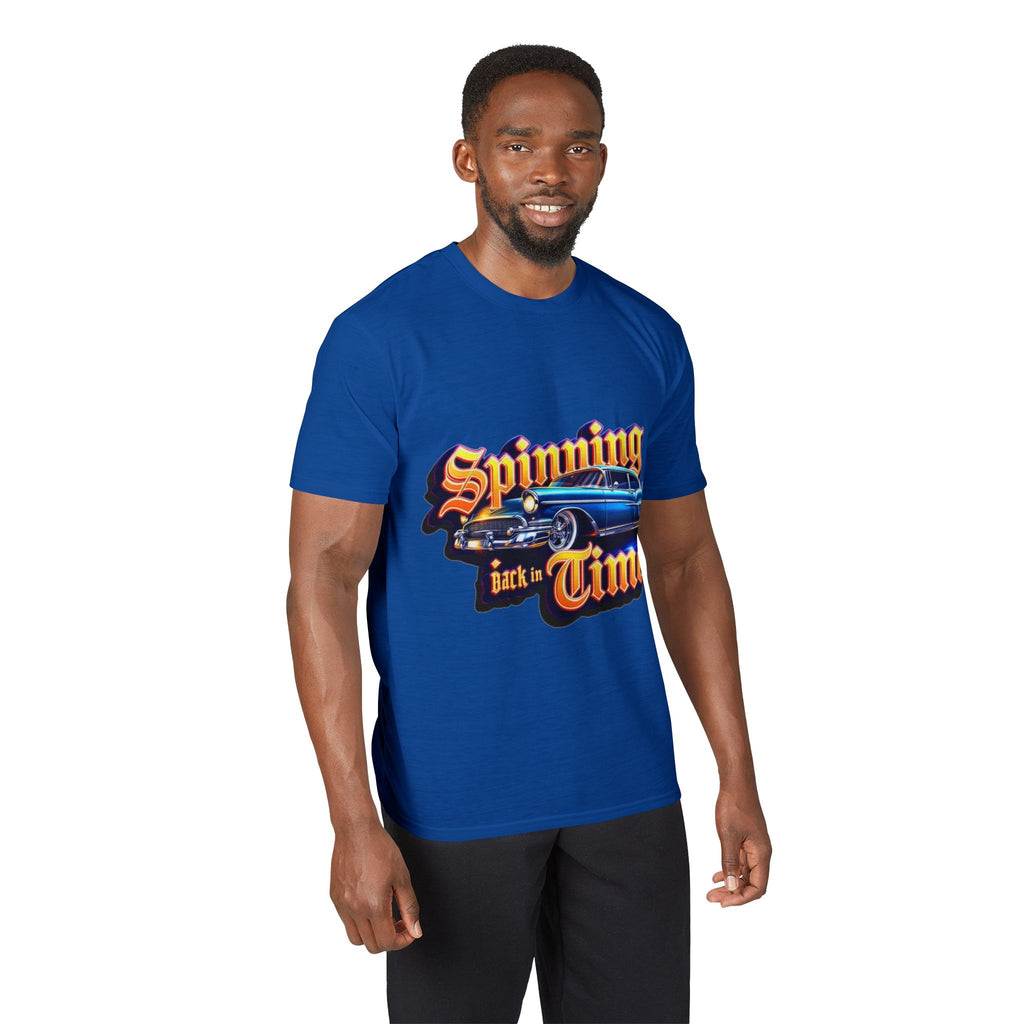 Spinning Back in Time Performance T-Shirt