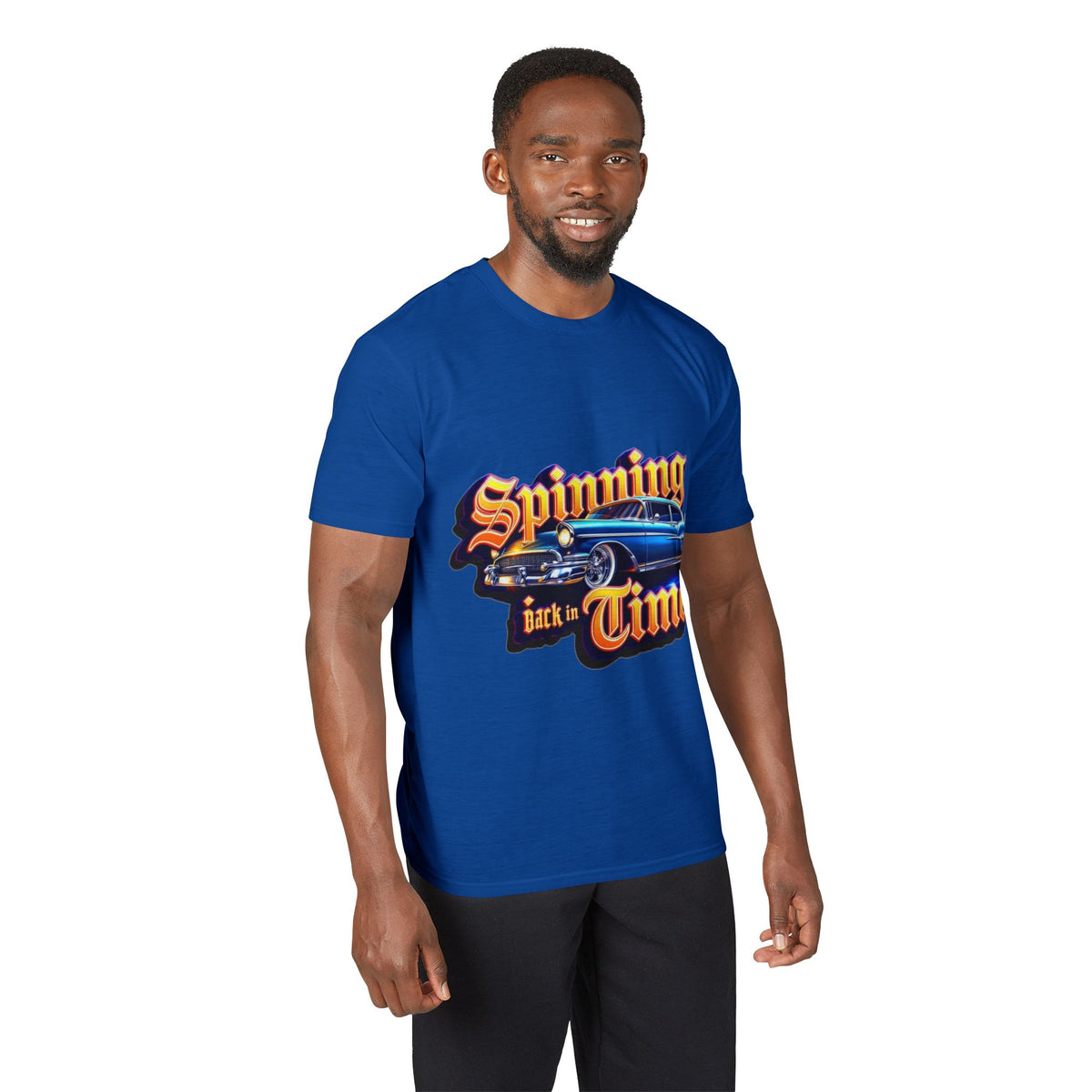 Spinning Back in Time Performance T-Shirt