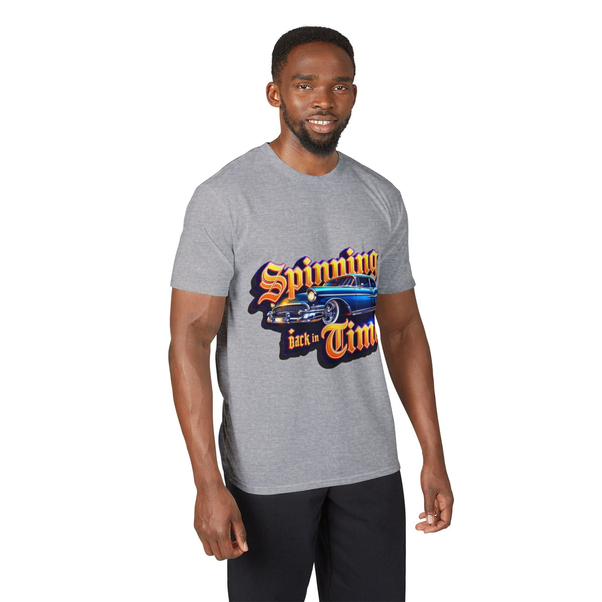 Spinning Back in Time Performance T-Shirt