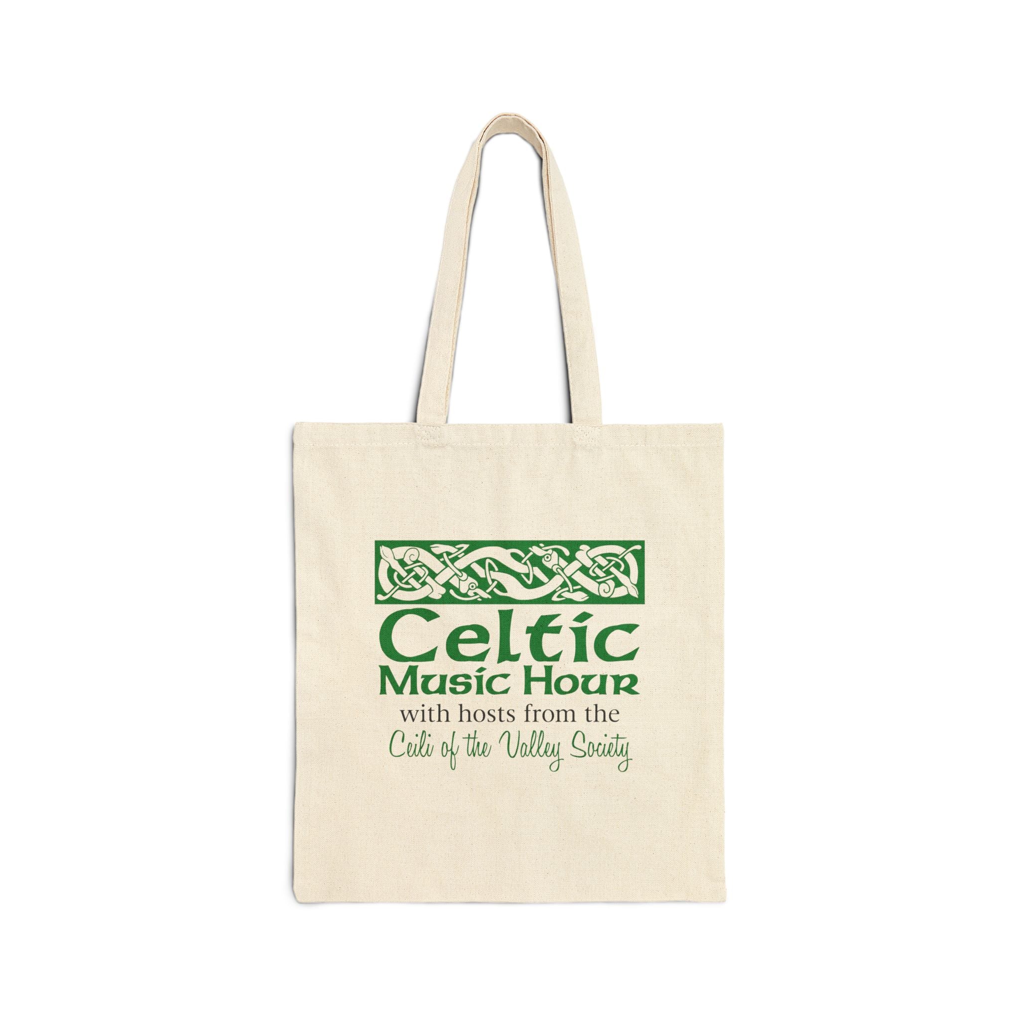 Celtic Music Hour - Cotton Canvas Tote Bag